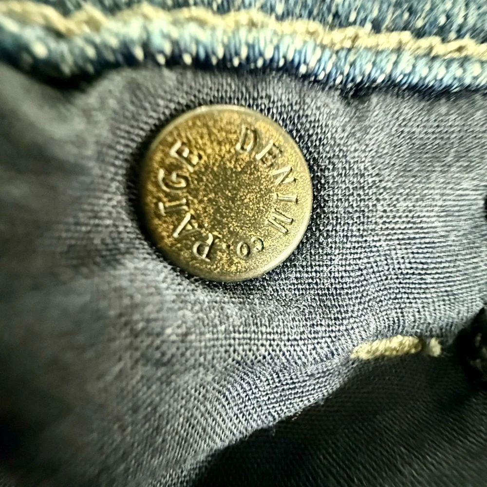 PAIGE Federal Slim Fit Jeans 👖 Men’s 40x31 Blue Stretch Denim Made in USA 🇺🇸